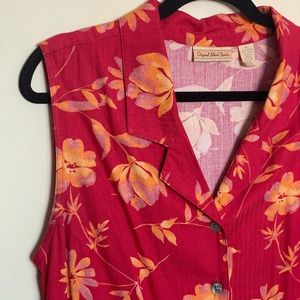 Vintage floral mini dress
